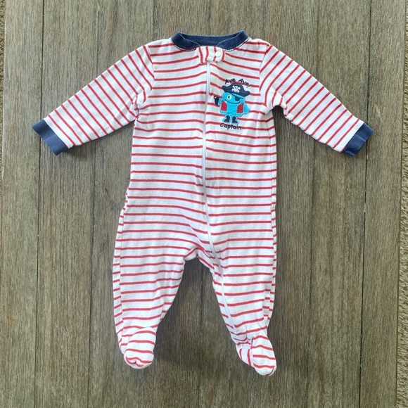 4/$10 Granimals baby boy footie pajamas - Picture 1 of 6